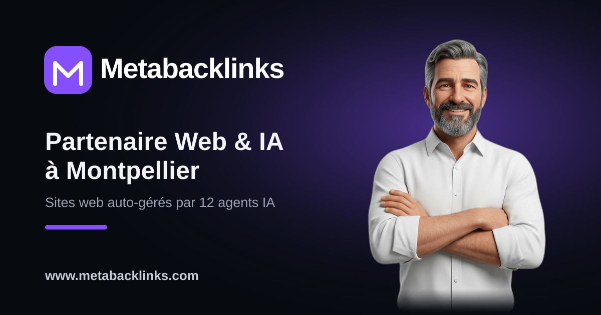 Metabacklinks, Partenaire Web & IA à Montpellier