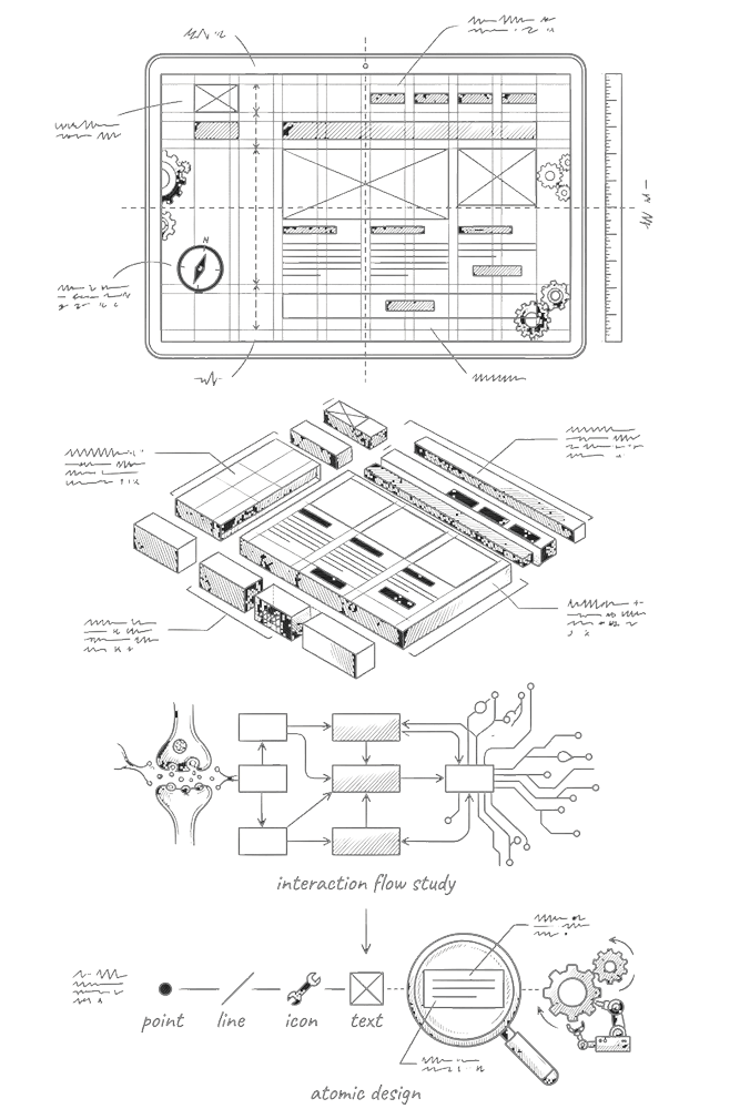Illustration Le portfolio